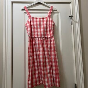 Adorable Pink and White Checkered Dress